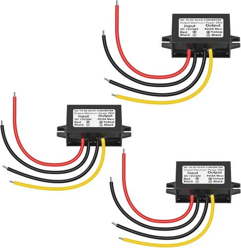 Vista 8 de Módulo convertidor reducido de corriente continua de 24 V, 12 V a 5 V, 5 A, 25 W, regulador de voltaje reducido, convertidor de potencia