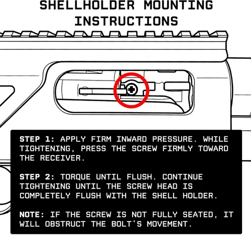 Vista 3 de Monstrum Portacartuchos Lateral para Escopeta V2 Compatible con Escopetas de la Serie Mossberg 590/Shockwave