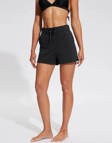 Vista 3 de SANTINY Women's Swim Board Shorts with Pockets UPF50+ Quick Dry 2.5'' Beach Bathing Suit Shorts for Women