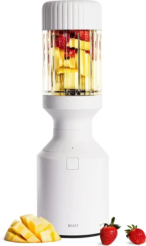 Vista 11 de Beast Mega 1200 Plus - Batidora de encimera de alta calidad Batidos, batidos, salsas, salsas, salsas, sopas Mezcla hielo y frutas congeladas