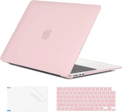 Vista 11 de EooCoo Funda compatible con MacBook Air de 13 pulgadas M5 2026-2022 Release M4 M3 M2 A3449 A3240 A3113 A2681, carcasa rígida con purpurina
