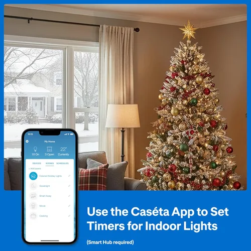 Vista 5 de Lutron Caseta Deluxe Smart Lamp Dimmer Starter Kit: 2 atenuadores de lámpara y más