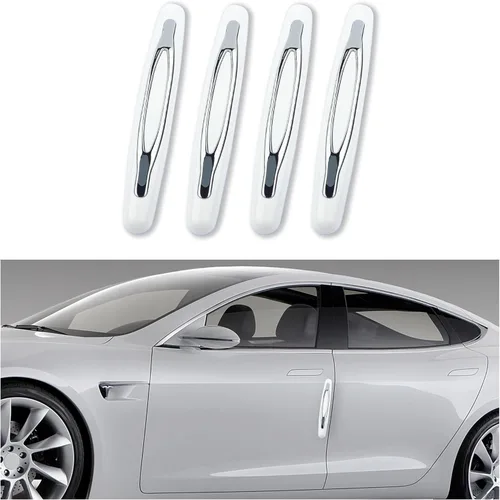 Vista 8 de 4 protectores de borde de puerta de automóvil, antiarañazos, tira autoadhesiva para decoración de automóvil, accesorios universales para exteriores