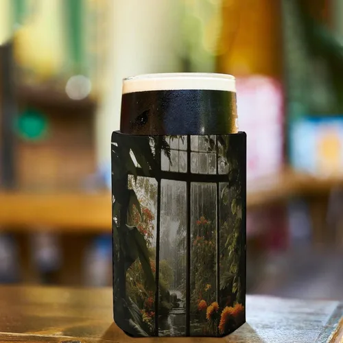 Vista 5 de Scenery in The Window Cup Sleeve Reusable Iced Coffee Sleeves Insulator Sleeve for Cold Beverages Standard Can Covers Non-slip Beer Bottle Sleeves