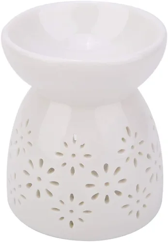 Quemador de aceite esencial, candelita de cerámica, difusor de incienso, aroma, horno, lámpara de fragancia nocturna, aromaterapia, cera derretida,