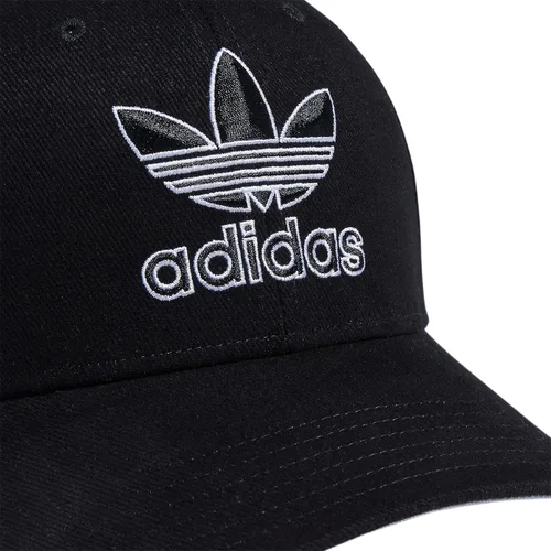 Vista 3 de adidas Originals Icon 20 - Gorra con cierre de presión para hombre NegroBlanco
