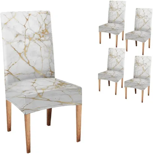 Vista 56 de CAPSCEOLL Juego de 4 fundas para sillas de comedor, color turquesa, turquesa, turquesa, turquesa, turquesa, verde azulado, fundas de asiento Parson
