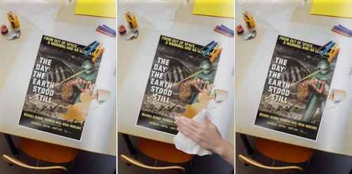 Vista 4 de The Day The Earth Stood Still - Movie Poster (Regular Style) (Size: 24" x 36") (Laminated Poster)