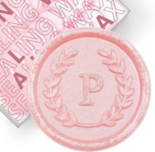 Vista 43 de 50 Calcomanías Adhesivas de Sello de Cera con Letra Q Rosa, Hechas a Mano, No Necesita Sello de Estampado, Despegar y Usar Calcomanías de Cera