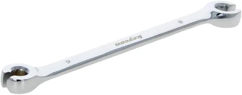 Vista 6 de Heyiarbeit Llave de tuerca acampanada, 0.236 in x 0.315 in métrica doble extremo abierto, 1 unidad