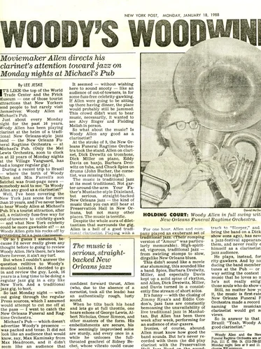 Woody Allen original 1pg revista de recorte foto #R6790