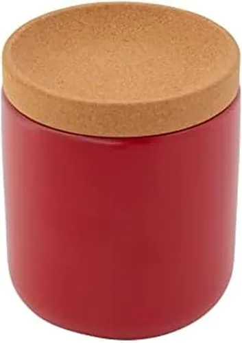 Vista 7 de Ajo transpirable de cerámica y corcho para permitir el flujo de aire para mayor frescura, tapa de corcho apilable que ahorra espacio, corcho natural