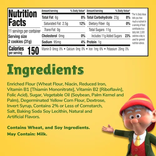 Vista 2 de Keebler Vienna Fingers - Galletas con relleno de crema, tamaño familiar, 16.3 onzas
