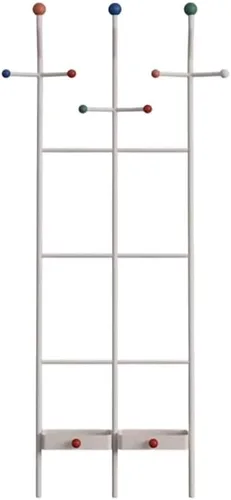 Vista 8 de Towel Rail Freestanding Bathroom Towel Storage Rack Household Wall Coat Rack Bathroom Floor-Standing Clothes Freestanding Storage Rack Towel Black