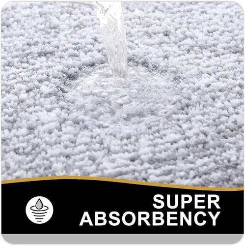 Vista 79 de OLANLY Alfombras de baño 30x20, tapete de baño de microfibra extra suave y absorbente, antideslizante, lavable a máquina, secado rápido, alfombra