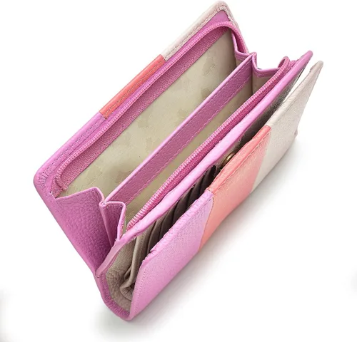 Vista 4 de RADLEY London Eel Alley - Stripe - Billetera plegable mediana, rosa (Wild Rose)
