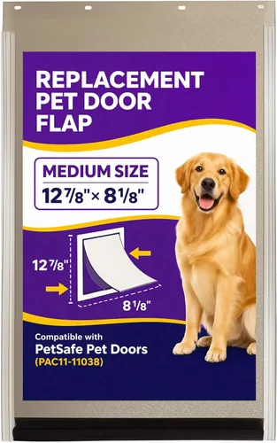 Vista 9 de PAC11-11039 - Aletas de repuesto para puerta de mascotas para perros y gatos, puertas de repuesto compatibles con puertas para perros y gatos