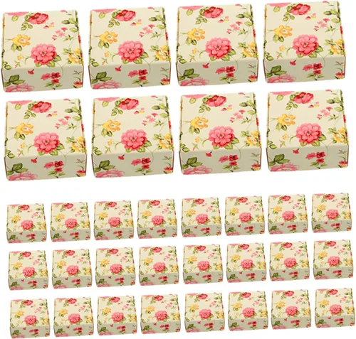 Contenedor de fiesta 90pcs Cajas Caja de avión Caja de papel de joyería Caja pequeña Caja de embalaje de jabón