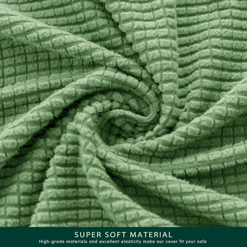 Vista 91 de CHUN YI Fundas para sofá de 7 piezas, lavables, fundas elásticas para sofá de 3 cojines con respaldo y fundas de cojín separados, protector