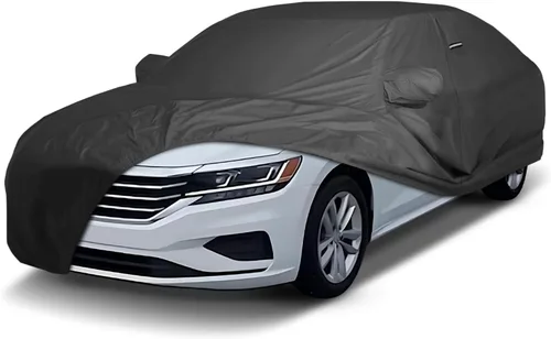 Vista 42 de iCarCover Funda de automóvil personalizada para Volkswagen Arteon (2018-2024), impermeable, para todo tipo de clima, lluvia, nieve, UV, protector