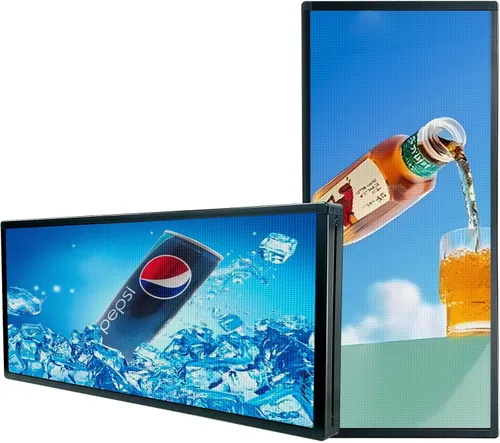 Vista 12 de P3 40 "x25" Led Sign Pantalla de visualización digital de desplazamiento programable para tablero de mensajes de negocios Control Wifi de alta