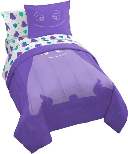 Vista 9 de Jay Franco - Juego de edredón de Hello Kitty Stars tamaño individual, 5 piezas, incluye juego de sábanas y fundas de almohada - Ropa de cama súper