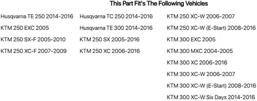 Vista 2 de Tusk Palanca de cambios plegable punta negra/naranja - Compatible con: KTM 250 XC 2006-2016