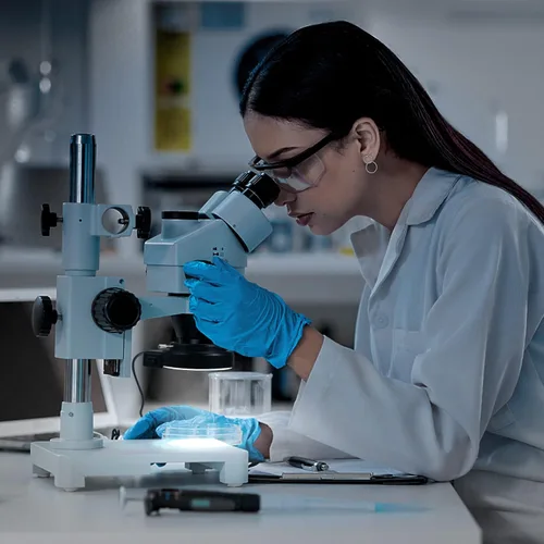 Vista 9 de Annhua Iluminación ajustable de luz de microscopio de anillo LED de 144, lámpara de microscopio Fuente de luz LED para microscopios estéreo de Negro