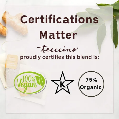 Vista 9 de Teeccino Paquete variado de café de hierbas, avellana, moca y java, café de hierbas molido que es prebiótico, sin cafeína y sin ácidos, tostado