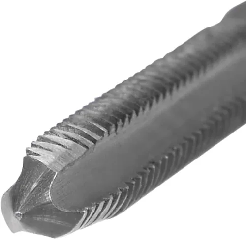 Vista 5 de uxcell Métrico M3 Rosca 0.5 paso 3 flautas rectas H2 herramienta de aleación de acero inferior y tornillo cónico juego de roscas para reparar 2 pares