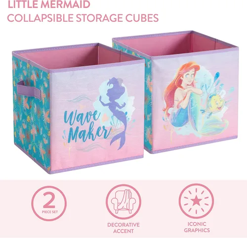 Vista 142 de Idea Nuova Marvel Avengers - Juego de dos espaciosos cubos de almacenamiento plegables, 10 x 10 pulgadas, Avengers / gris