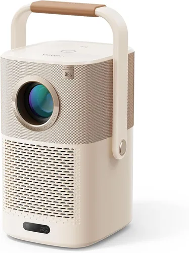 [Sonido de JBL y batería integrada] Proyector para exteriores Yaber T2 con WiFi 6 y Bluetooth, proyector portátil de película inteligente Native