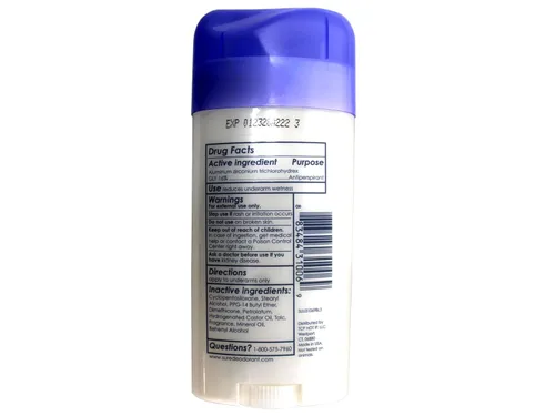 Vista 3 de Sure Desodorante invisible sólido fresco y fresco (2.6 onzas) (paquete de 3)