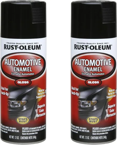 Vista 5 de Rust-Oleum 257884-3PK Pintura en aerosol de esmalte automotriz, 11 onzas, transparente brillante, paquete de 3 Fast Dry Formula Durable Brillo