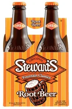 Vista 2 de Stewart's Root Beer Soda 12 oz. - Dieta, 4