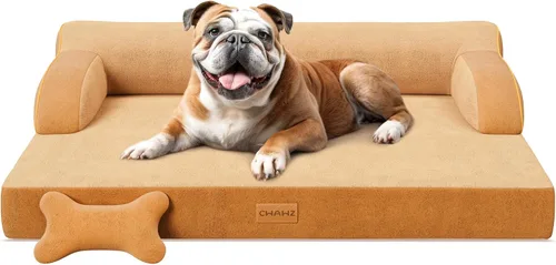 Vista 17 de CWAWZ XL Plus - Cama ortopédica para perros, cama grande para perros de tamaño grande, camas refrescantes para mascotas de doble cara con espuma
