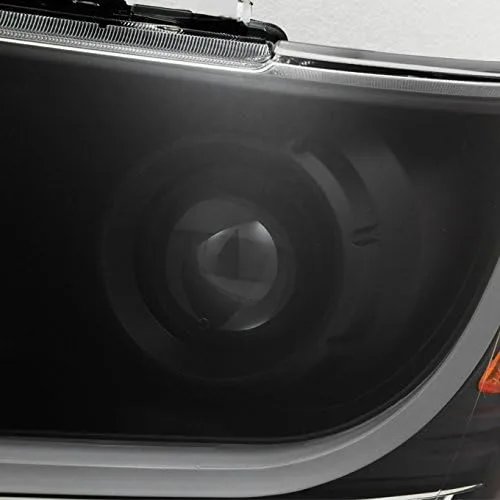 Vista 7 de AKKON - Para 2009-2020 Dodge Journey, lámparas de faros delanteros de proyector LED DRL de repuesto, tubo de luz negro