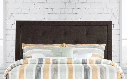 Vista 5 de Hillsdale, Becker Queen - Cabecero tapizado, color marrón