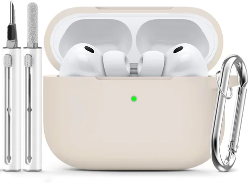 Vista 18 de Ljusmicker – Funda para AirPods Pro 3 (2025) con juego de limpieza, funda protectora de silicona suave para Apple AirPods Pro 3ra