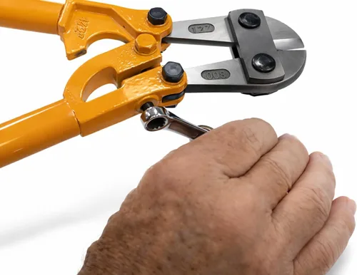 Vista 4 de Tech Team #00750 Cortador de pernos de acero aleado de 14 pulgadas – Herramienta de mano de apalancamiento compuesto de alta resistencia