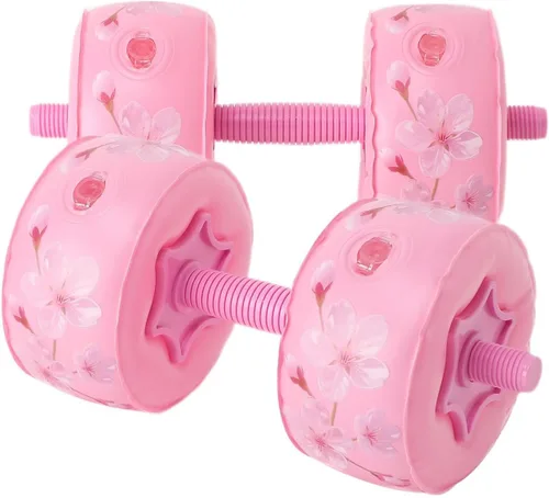 Vista 5 de Travel Weights Water Filled Dumbbell Set of 2,6LB Hand Weights for Women at Home Gym Exercise Training