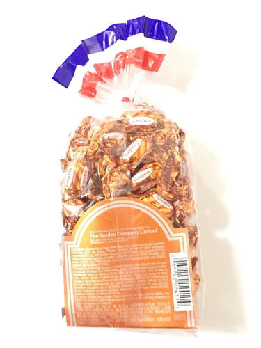 G a r den Caramelos crujientes con sabor a chocolate y 1 caramelo masticable caliente para niños, 1 caramelo de lichi