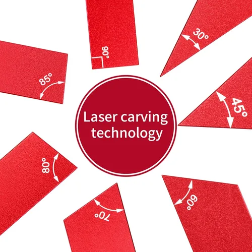 Vista 6 de Barras de configuración de mesa de enrutador, juego de 7 bloques de configuración de aluminio de precisión con medidor de altura para accesorios