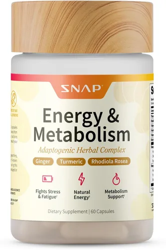 Suplementos energéticos naturales para la fatiga, alivio del estrés, refuerzo de energía y mejor estado de ánimo, píldoras energéticas para mujeres