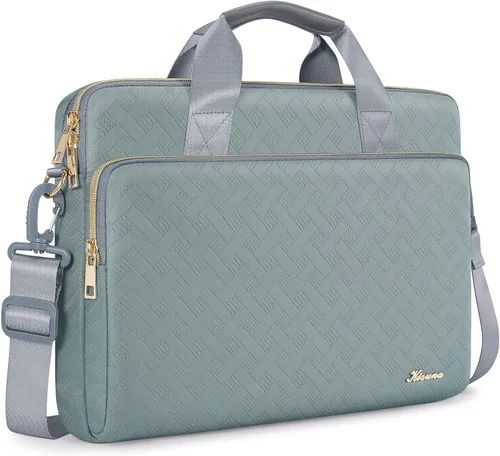 Vista 10 de KIZUNA Funda para portátil de 13 pulgadas, bolsa de hombro para computadora para MacBook Air M2 de 13.6"/MacBook Pro 14 M3 M2 M1 MAX/14 Lenovo