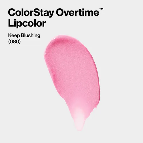 Vista 3 de Revlon Lápiz Labial Líquido con Brillo Labial Transparente, ColorStay Overtime, Regalo para Mujeres, 080 Keep Blushing, 2 ml