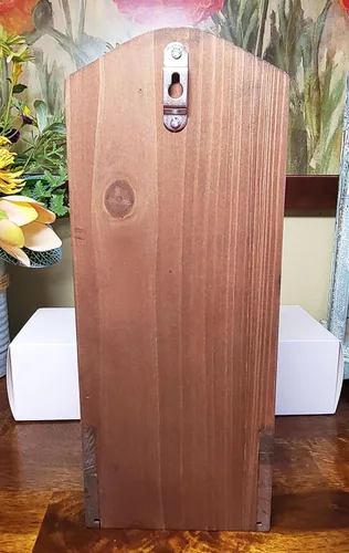 Vista 4 de Generic Abrebotellas vintage de madera montado en la pared - Colector de tapas de botella incluido, mediano, vaquero 1