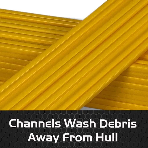 Vista 5 de Caliber Marine 23013 - Litera para remolque, 3 x 15 pulgadas, paquete de 10 unidades, color amarillo