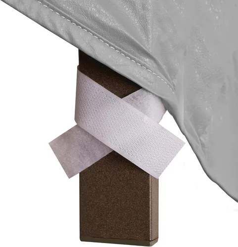 Vista 3 de Protective Covers 1163 Funda apilable para silla de patio, 28.5 pulgadas de largo x 35.5 pulgadas de ancho x 46 pulgadas de alto, gris