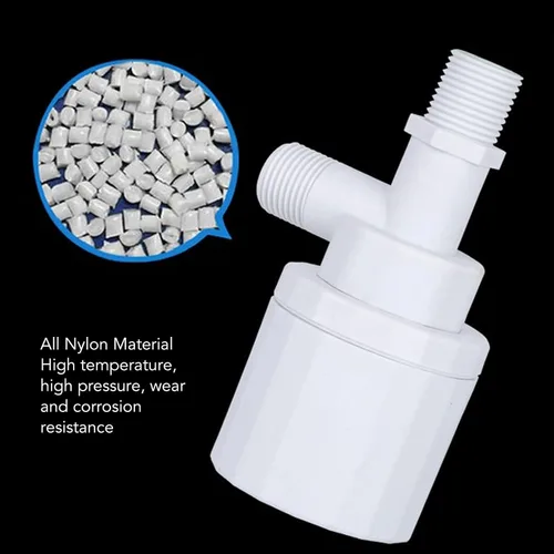 Vista 3 de 1/2in DN15 Float Ball Valve Automatic Level Control Floating Valve for Water Tank Pool Upper Inlet Premium PA66 Silicone 304 Stainless Steel 56 x